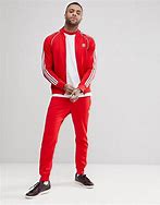 Image result for Red Adidas Tracksuit Top