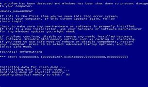 Image result for Cyan Screen of Death