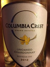 Image result for Columbia Crest Chardonnay Unoaked