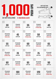 Image result for 30-Day Push-Up Challenge Calendar Printable