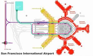 Image result for San Francisco International Airport 3D Layout Diagram