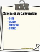 Image result for calavernario