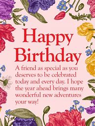 Image result for Birthday Wishes to a Dear Friend Female