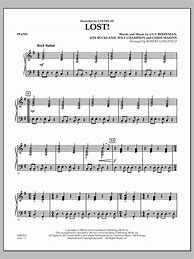 Image result for Lost Piano Sheet Music