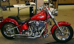 Image result for Vintage Red and White Harley
