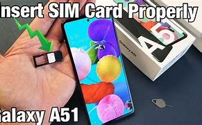 Image result for Samsung Galaxy A51 Sim Card Slot