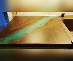 Image result for Painting Concrete Countertops
