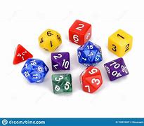 Image result for Row of Multi Sided Dice