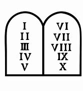Image result for 10 Commandments Symbol