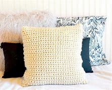 Image result for Crochet Bulky Yarn Pillow Patterns