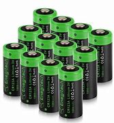 Image result for Rechargeable CR123 Batteri