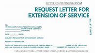 Image result for Service Contract Extension Letter