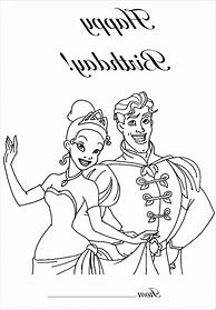 Image result for Colouring in Happy Birthday Princess Card