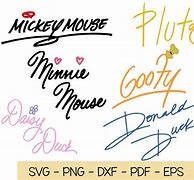 Image result for Mickey Mouse Signature
