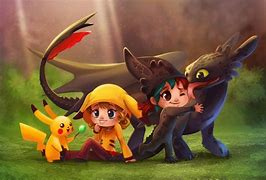 Image result for Stitch Toothless and Pikachu than IE Pack