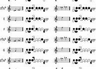 Image result for Low Flute Notes
