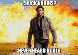 Image result for Chuck Norris Never Heard of Her