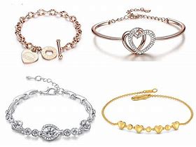 Image result for Heart Design Bracelet