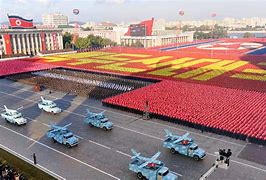 Image result for North Korea Kids Military Parade