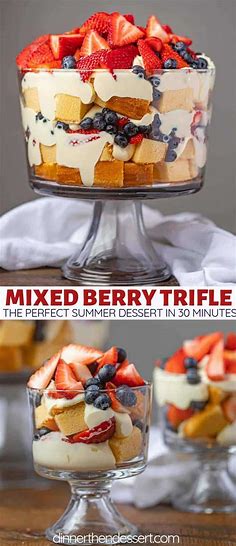 Mixed Berry Trifle (Beter dan Rachel Green's!) | Great Journey