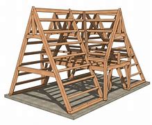 Image result for A Frame House Plans 24X36