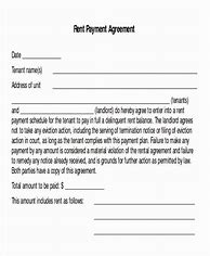 Image result for Rental Payment Agreement Letter