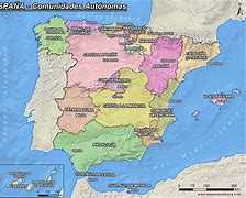 Image result for Mapa De España Comunidades