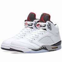 Image result for Jordan 5 Retro Grey and Red
