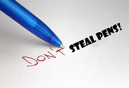 Image result for Pen Thief Sign