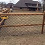 Image result for Chain Link Fence with Wood Posts