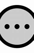 Image result for Three Dots in a Circle Icon