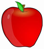 Image result for Apple with Slice Picture Cartoon No Background