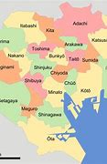 Image result for Map of Tokyo Neighborhoods