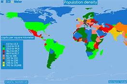 Image result for Population Density Chart