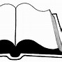 Image result for Open Book Outline Clip Art