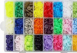 Image result for Flat 6Mm Plastic Snaps Sew-On