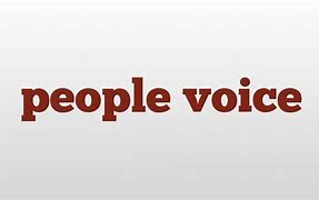 Image result for People Voice Logo