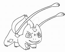 Image result for Bulbasaur Vine Whip Line Art