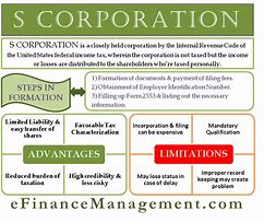 Image result for Example of an S Corporation Business