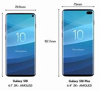 Image result for Samsung Galaxy S10 Display Size