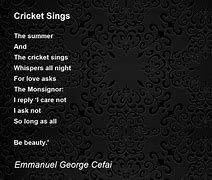 Image result for Always Play Cricket Poem