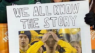 Image result for Michigan Sign Stealing Gameday Signs