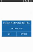 Image result for Acustomized Alert Box