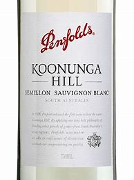 Image result for Penfolds Semillon Sauvignon Blanc Koonunga Hill