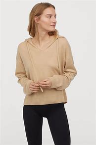 Image result for Cashmere Hoodie Beige