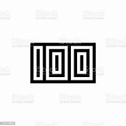 Image result for 100 Icon Black