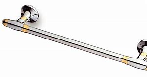 Image result for Gold and Chrome Towel Bar