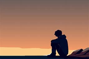 Image result for Depressed Man Silhouette Fading Away