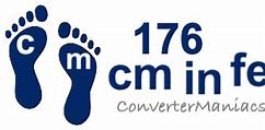 Image result for 176 Cm in Feet and Inches