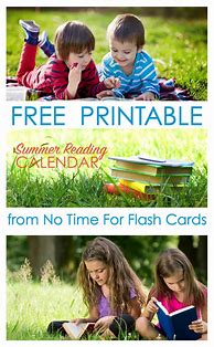 Image result for Summer Reading Calendars for Kids Printable